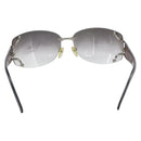 CELINE Rimless Sunglasses Plastic Gray Silver Auth bs35727V-3