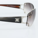 CELINE Rimless Sunglasses Plastic Gray Silver Auth bs35727V-5