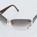 CELINE Rimless Sunglasses Plastic Gray Silver Auth bs35727V-9