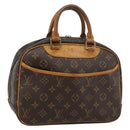 LOUIS VUITTON Monogram Trouville Hand Bag M42228 LV Auth bs35729-1