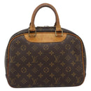 LOUIS VUITTON Monogram Trouville Hand Bag M42228 LV Auth bs35729-3