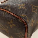 LOUIS VUITTON Monogram Mini Speedy Hand Bag M41534 LV Auth bs35730V-19