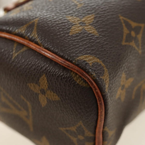 LOUIS VUITTON Monogram Mini Speedy Hand Bag M41534 LV Auth bs35730V