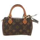 LOUIS VUITTON Monogram Mini Speedy Hand Bag M41534 LV Auth bs35730V-13
