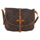 LOUIS VUITTON Monogram Saumur 30 Shoulder Bag M42256 LV Auth bs35731-3