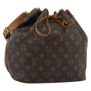 LOUIS VUITTON Monogram Petit Noe Shoulder Bag M42226 LV Auth bs35733A-1