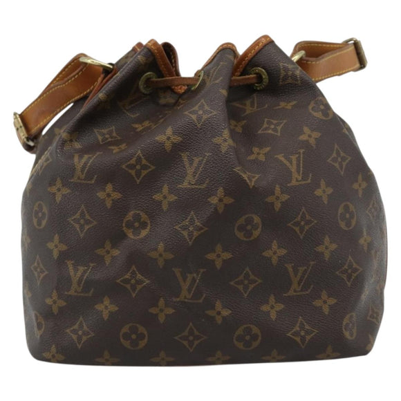 LOUIS VUITTON Monogram Petit Noe Shoulder Bag M42226 LV Auth bs35733A