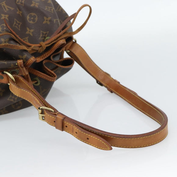 LOUIS VUITTON Monogram Petit Noe Shoulder Bag M42226 LV Auth bs35733A
