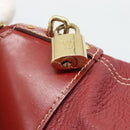 LOUIS VUITTON Lockit Hand Bag Suhari Red M95862 LV Auth bs35734A-9