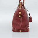 LOUIS VUITTON Lockit Hand Bag Suhari Red M95862 LV Auth bs35734A-3