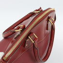 LOUIS VUITTON Lockit Hand Bag Suhari Red M95862 LV Auth bs35734A-6