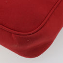 Miu Miu Shoulder Bag Canvas Red Auth bs35735-12