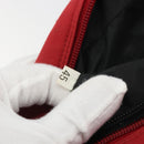 Miu Miu Shoulder Bag Canvas Red Auth bs35735-21