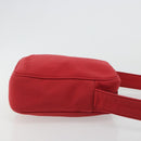 Miu Miu Shoulder Bag Canvas Red Auth bs35735-4