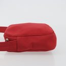 Miu Miu Shoulder Bag Canvas Red Auth bs35735-5