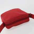 Miu Miu Shoulder Bag Canvas Red Auth bs35735-6