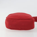 Miu Miu Shoulder Bag Canvas Red Auth bs35735-9