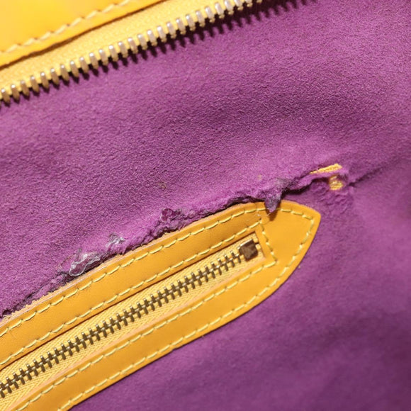 LOUIS VUITTON Epi Lussac Shoulder Bag Yellow M52289 LV Auth bs35736