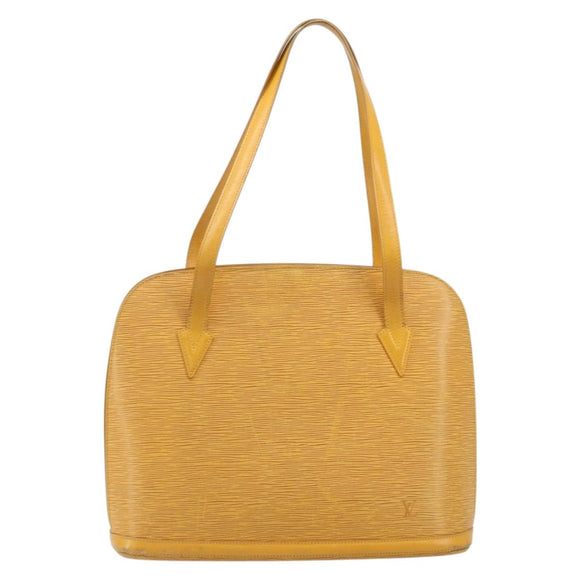LOUIS VUITTON Epi Lussac Shoulder Bag Yellow M52289 LV Auth bs35736