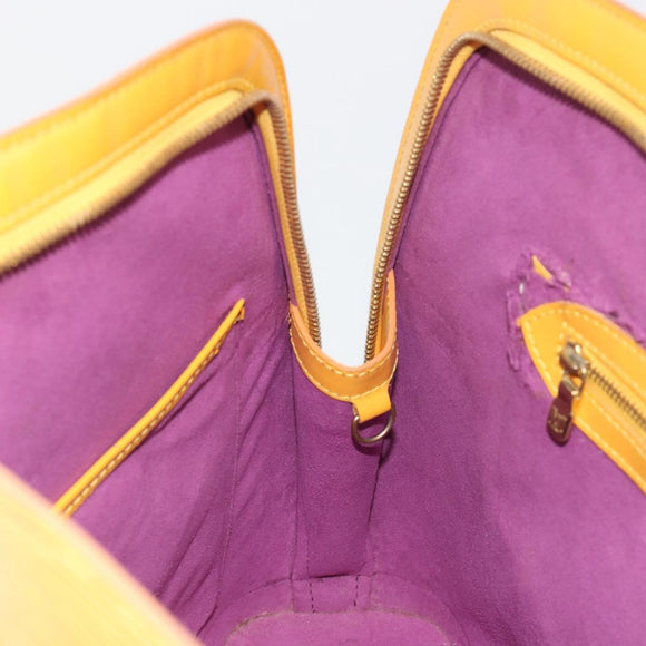 LOUIS VUITTON Epi Lussac Shoulder Bag Yellow M52289 LV Auth bs35736