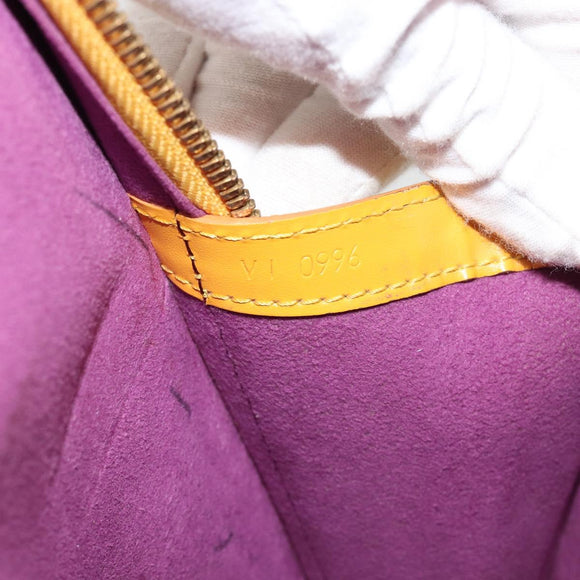 LOUIS VUITTON Epi Lussac Shoulder Bag Yellow M52289 LV Auth bs35736