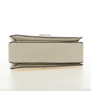 Miu Miu Hand Bag Leather 2way Beige Gold Auth bs35737V-6