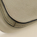 Miu Miu Hand Bag Leather 2way Beige Gold Auth bs35737V-19