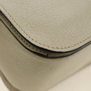 Miu Miu Hand Bag Leather 2way Beige Gold Auth bs35737V-21