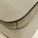 Miu Miu Hand Bag Leather 2way Beige Gold Auth bs35737V-22