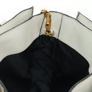 Miu Miu Hand Bag Leather 2way Beige Gold Auth bs35737V-28
