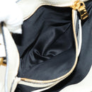Miu Miu Hand Bag Leather 2way Beige Gold Auth bs35737V-32