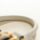 Miu Miu Hand Bag Leather 2way Beige Gold Auth bs35737V-15