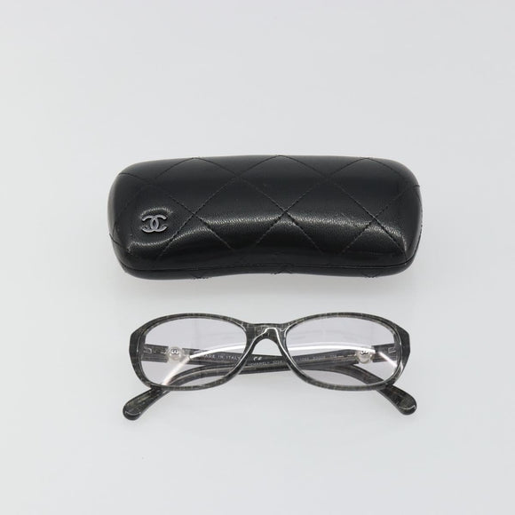 CHANEL Sunglasses plastic Brown CC Auth bs35741