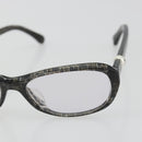 CHANEL Sunglasses plastic Brown CC Auth bs35741-6