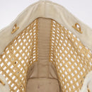 CHANEL Triple Coco Chain Tote Bag Raffia Beige Gold CC Auth bs35742A-16