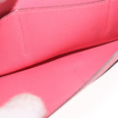 HERMES Dogon GM Long Wallet Leather Pink Silver Auth bs35743-20