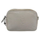 SAINT LAURENT Shoulder Bag Suede Gray Silver 520533 Auth bs35745V-13