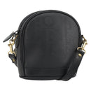 Christian Dior Trotter Shoulder Bag Black Gold Auth bs35747-1