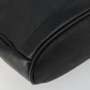Christian Dior Trotter Shoulder Bag Black Gold Auth bs35747-14