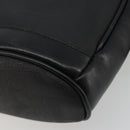 Christian Dior Trotter Shoulder Bag Black Gold Auth bs35747-15