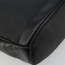 Christian Dior Trotter Shoulder Bag Black Gold Auth bs35747-16