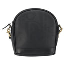 Christian Dior Trotter Shoulder Bag Black Gold Auth bs35747-13