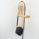 Christian Dior Trotter Shoulder Bag Black Gold Auth bs35747-20