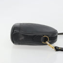 Christian Dior Trotter Shoulder Bag Black Gold Auth bs35747-3