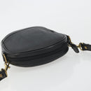 Christian Dior Trotter Shoulder Bag Black Gold Auth bs35747-6