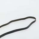 Christian Dior Trotter Shoulder Bag Black Gold Auth bs35747-8