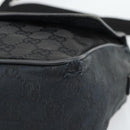 GUCCI GG Canvas Shoulder Bag Black 28562 Auth bs35748-10