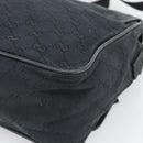 GUCCI GG Canvas Shoulder Bag Black 28562 Auth bs35748-12