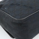 GUCCI GG Canvas Shoulder Bag Black 28562 Auth bs35748-13
