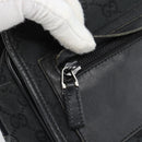 GUCCI GG Canvas Shoulder Bag Black 28562 Auth bs35748-16